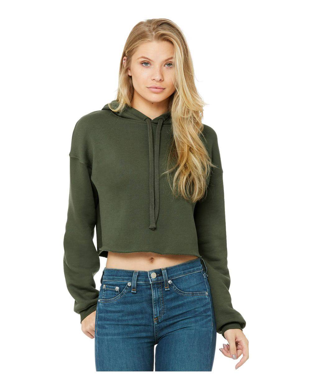 Crop Top à capuchon pour femme - Corporatif - Impression J'en ai plein ma tasse