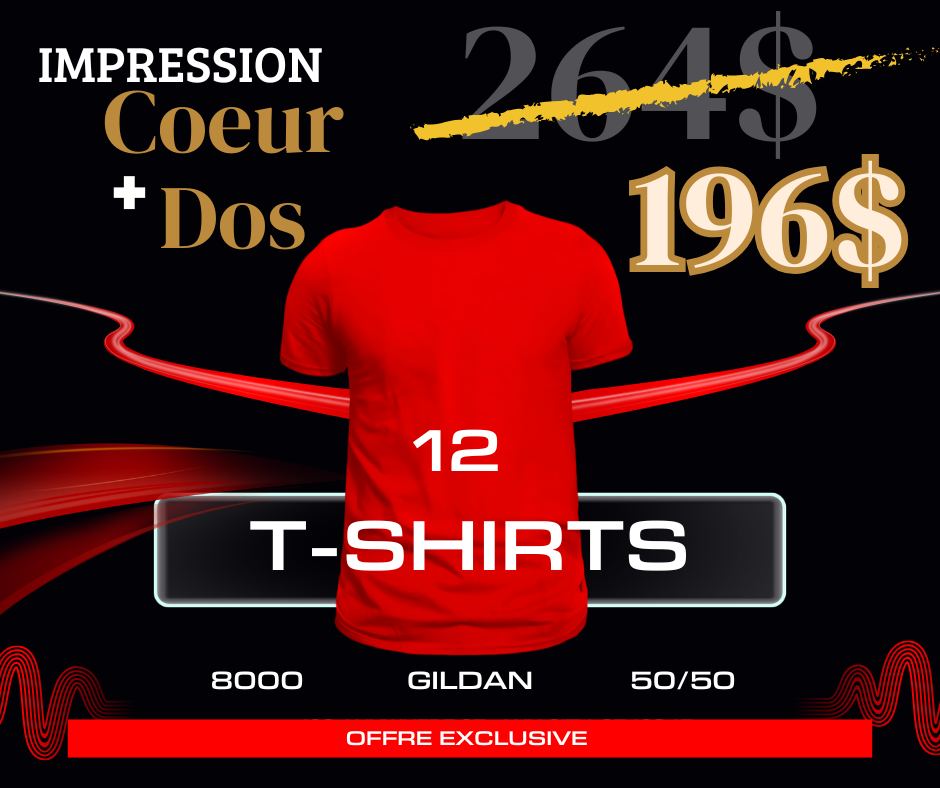 Pack Rock & Tees / 12 T-shirts