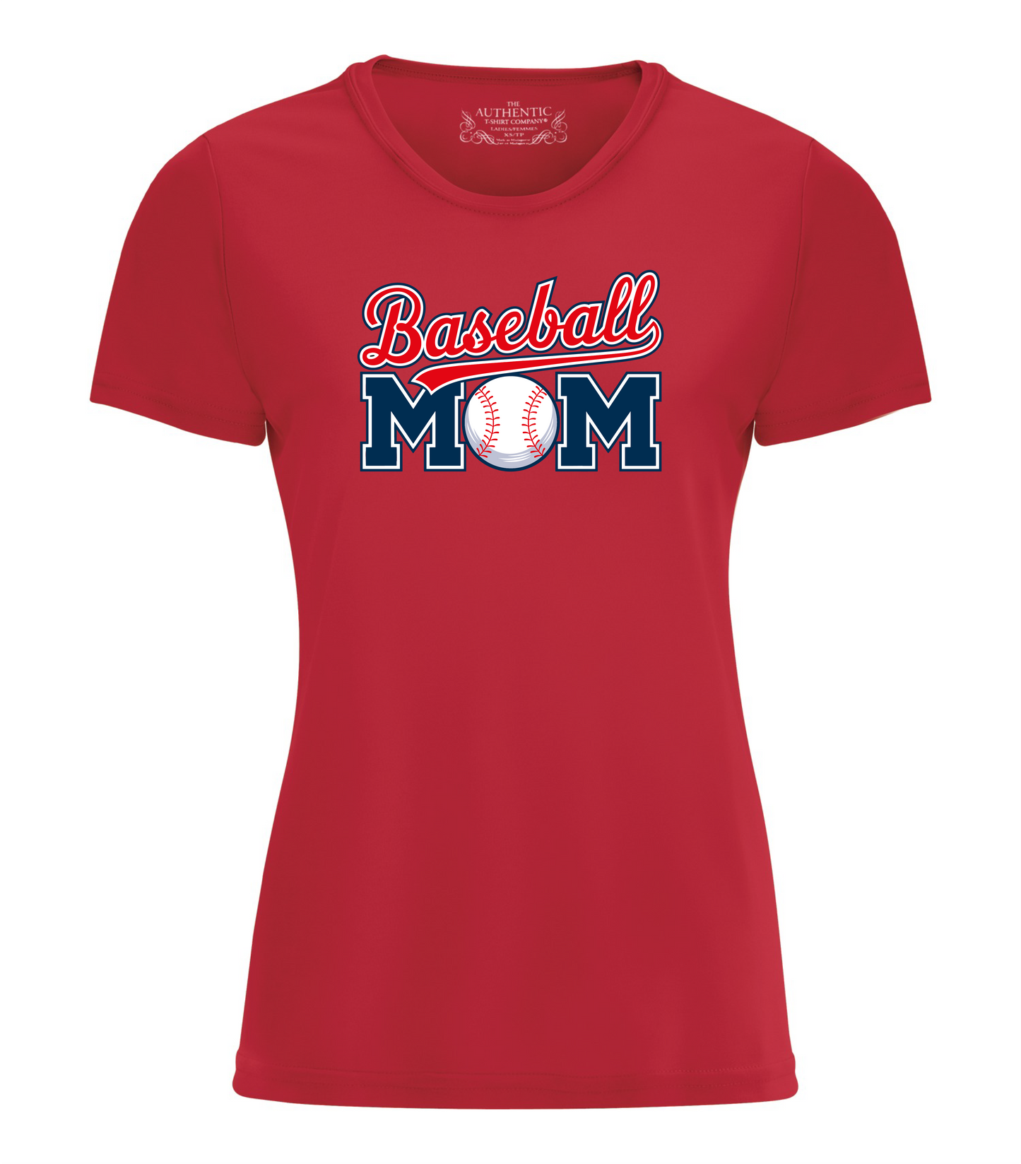 T-shirt col rond FEMME -BASEBALL MOM