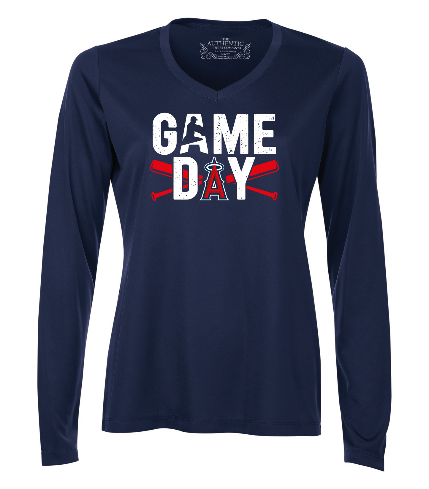 Manche longues col V FEMME - GAME DAY