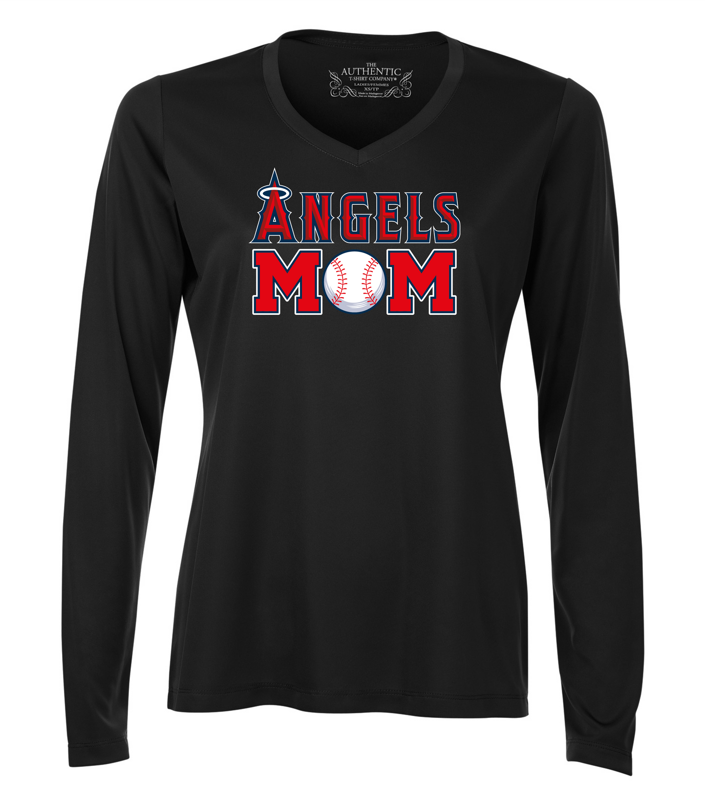Manche longues col V FEMME - ANGELS MOM