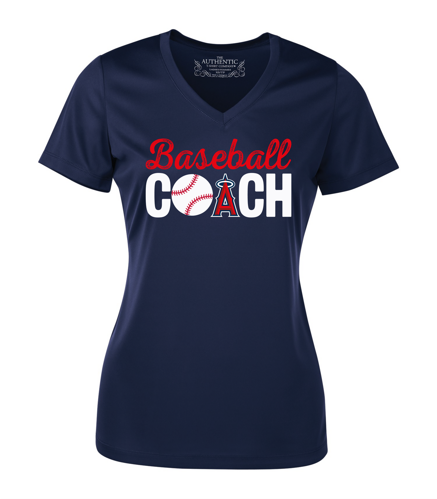 T-shirt col V FEMME -COACH