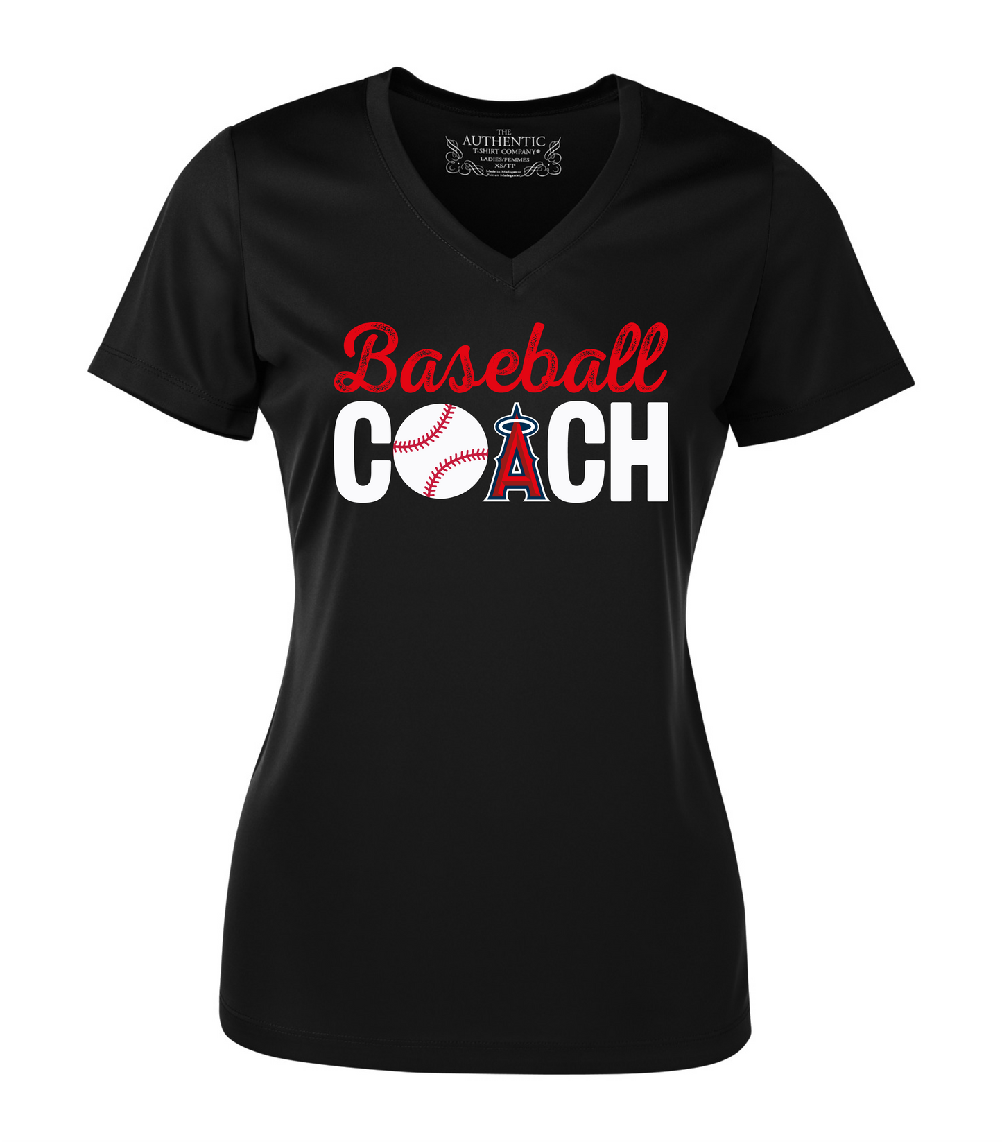 T-shirt col V FEMME -COACH