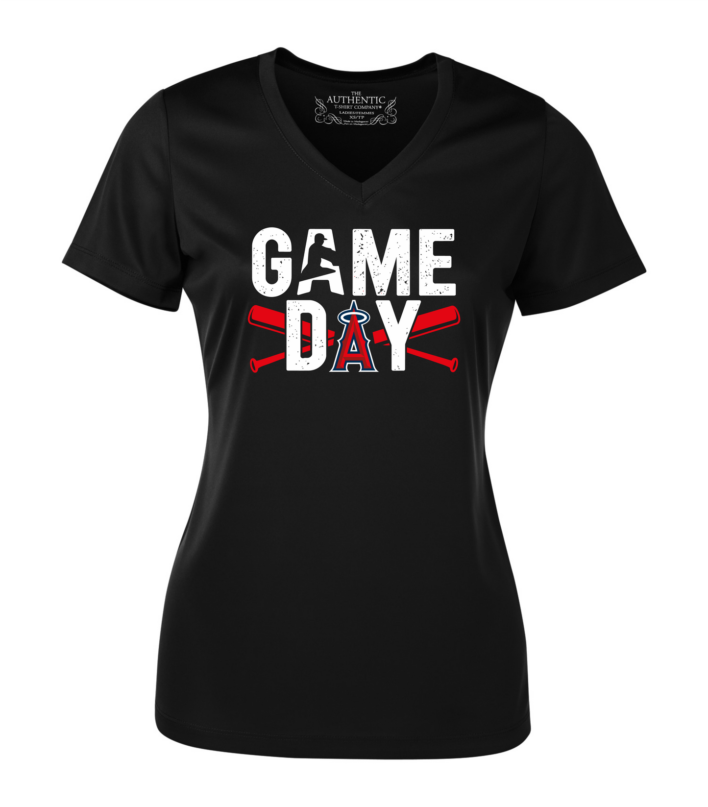 T-shirt col V FEMME -GAME DAY