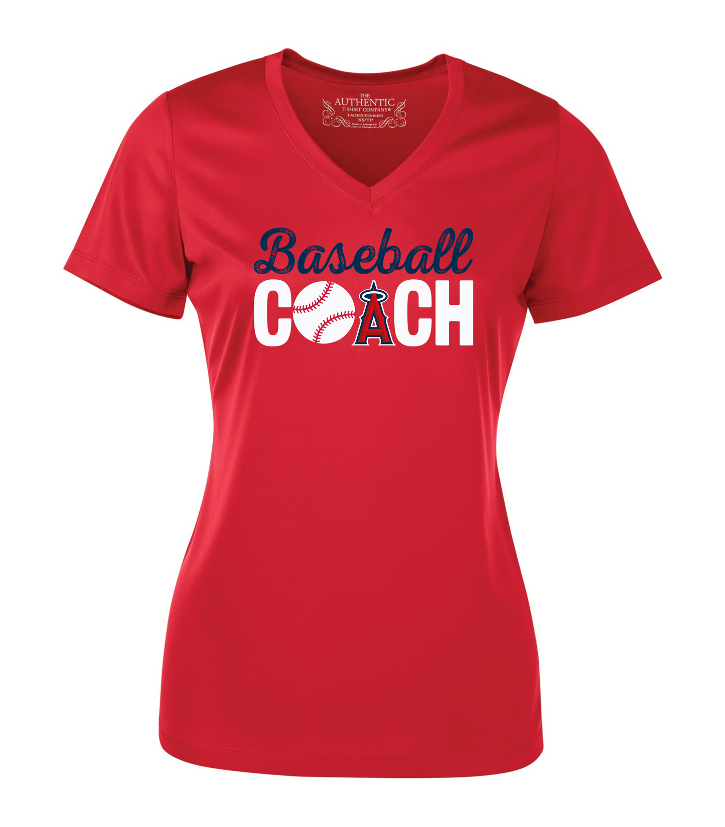 T-shirt col V FEMME -COACH