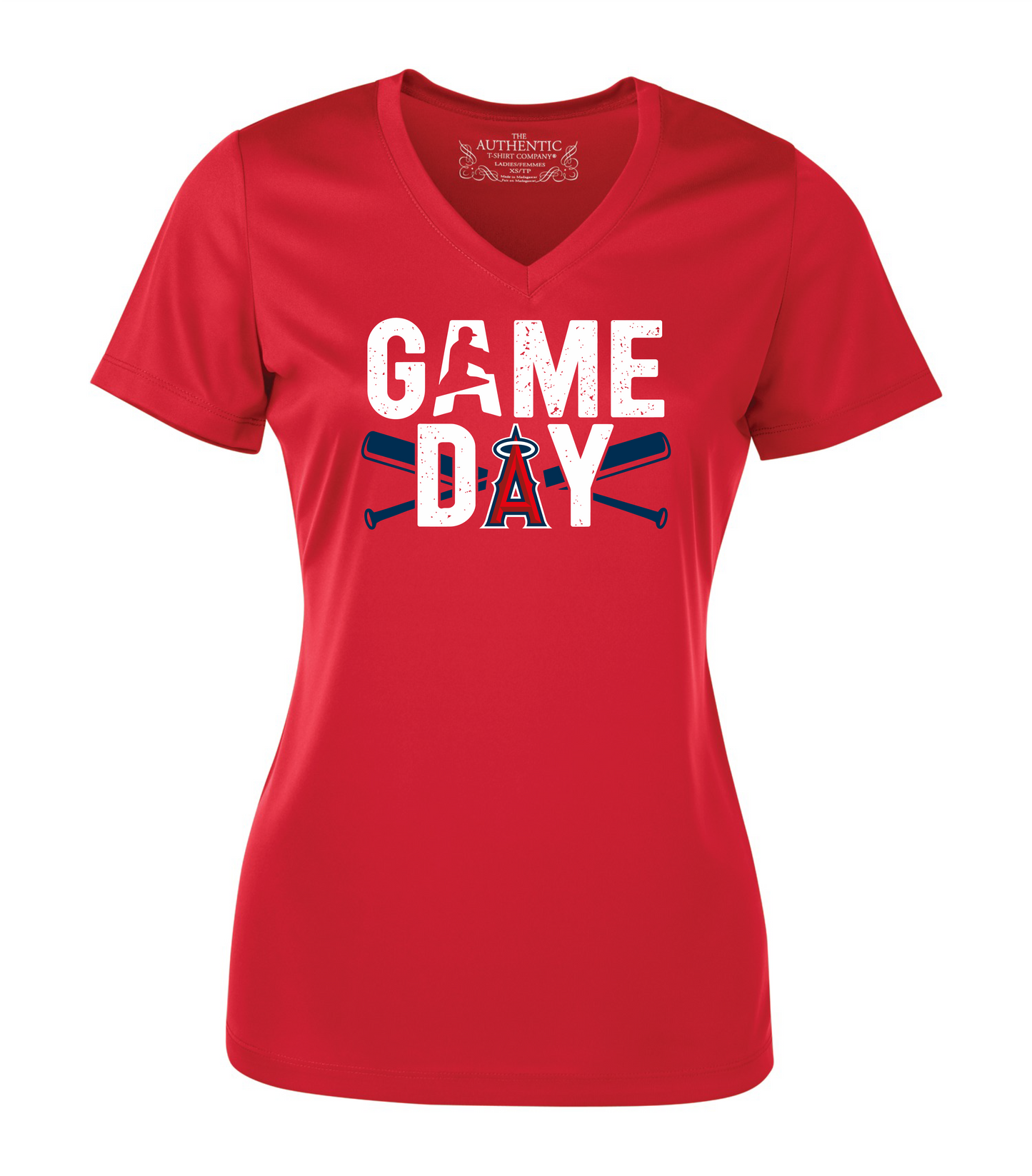 T-shirt col V FEMME -GAME DAY