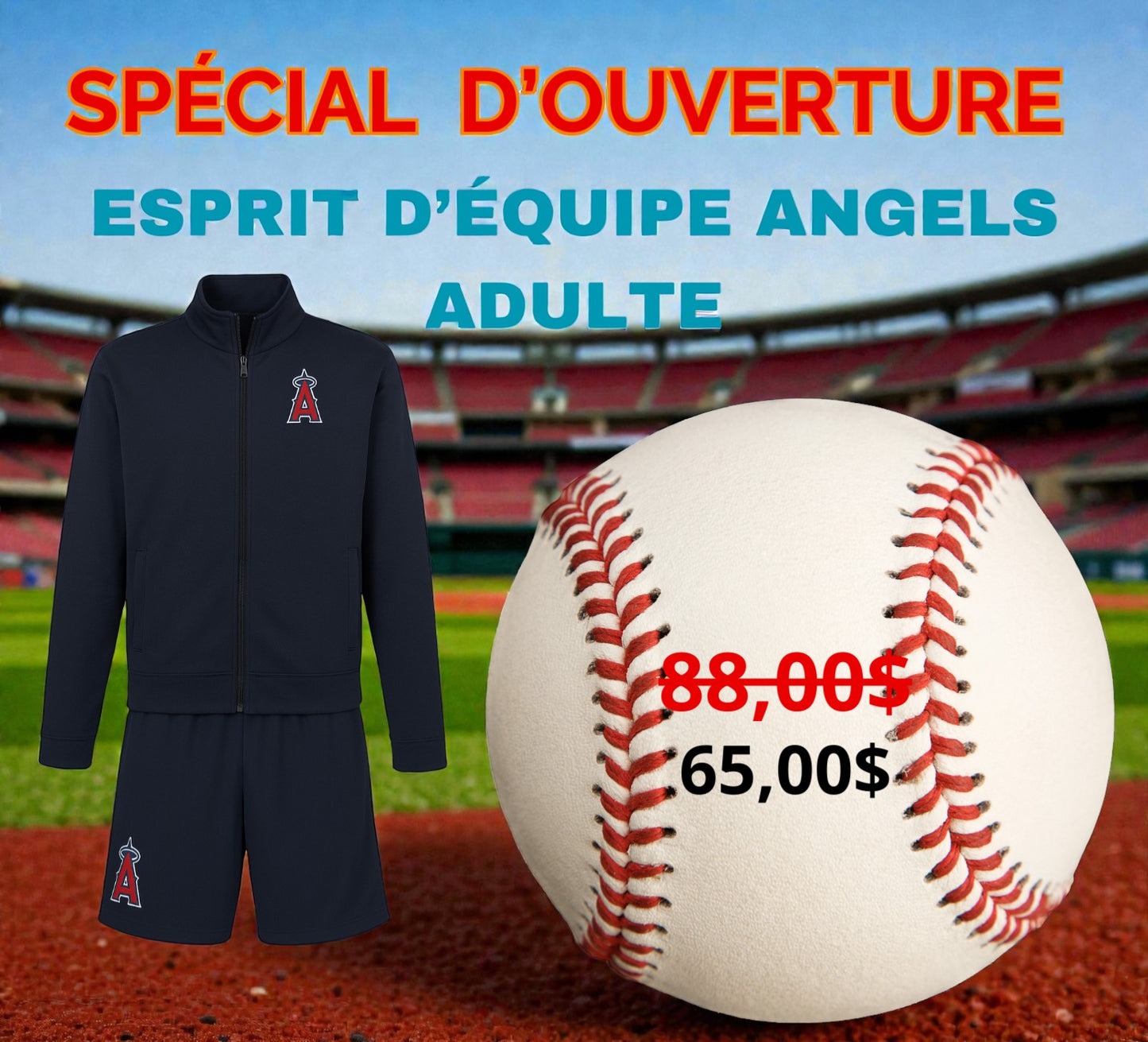 BUNDLE-  Esprit d’équipe  Angels ADULTE ⚾