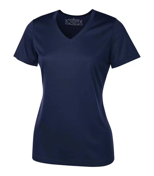 T-SHIRT À MANCHES COURTES COL EN V PRO TEAM POUR FEMMES - Corporatif - Impression J'en ai plein ma tasse